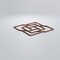 Ekena Millwork Small Loveland Decorative Fretwork Wood Wall Panels, Hickory, 11 3/8"W x 11 3/8"H x 3/8"T WALW12X12X0375LLDHI - alternate 2